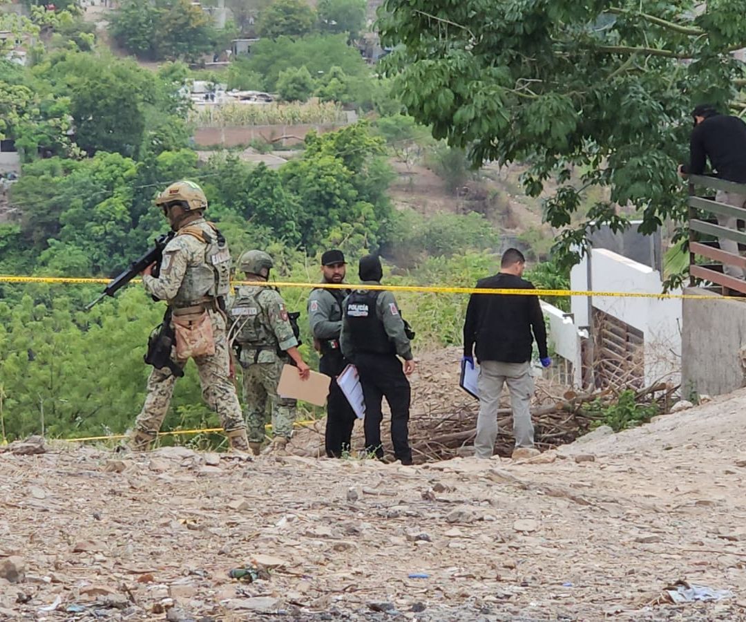 La zona fue resguardada.